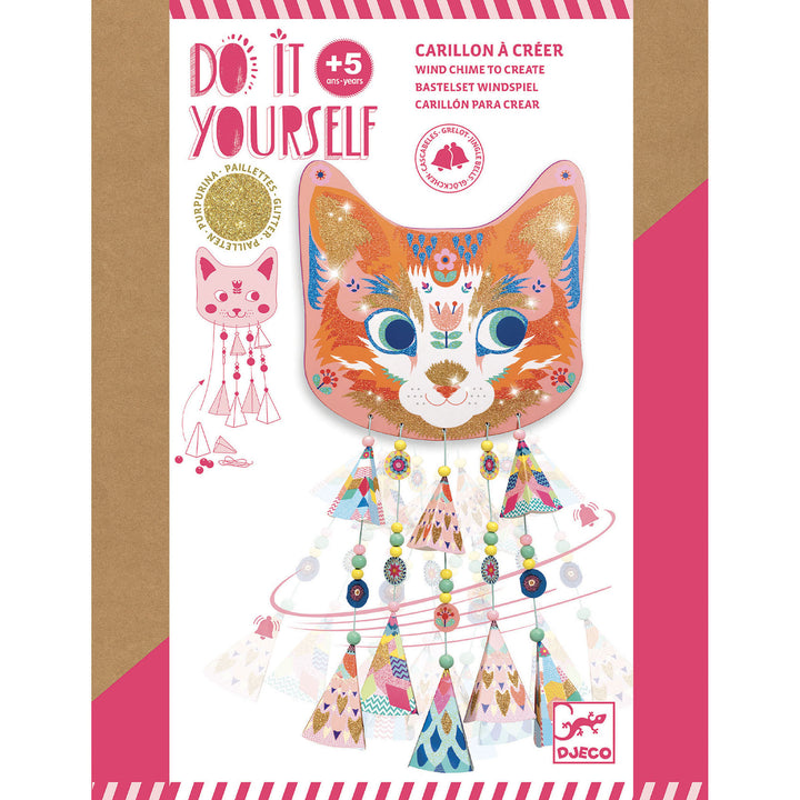 Djeco | Do it Yourself | Windspiel | Kitty | 5+