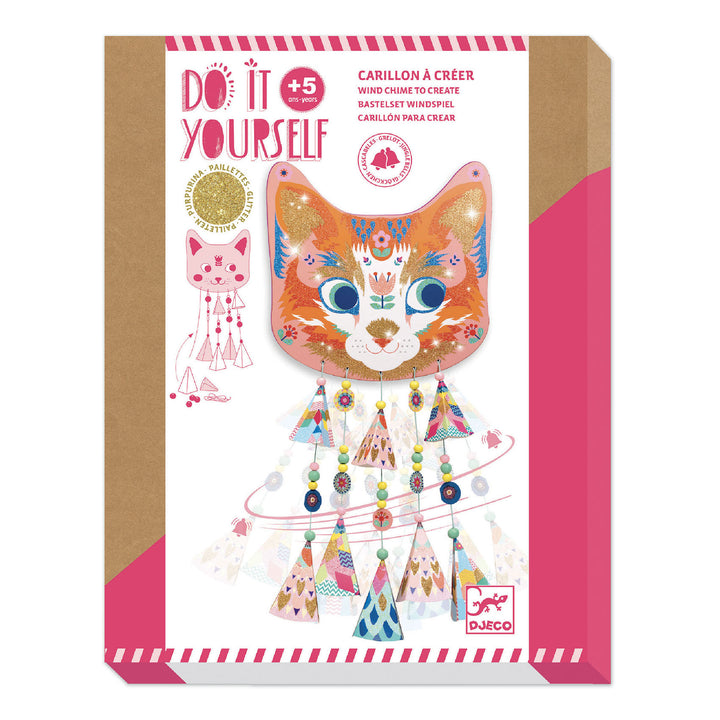 Djeco | Do it Yourself | Windspiel | Kitty | 5+