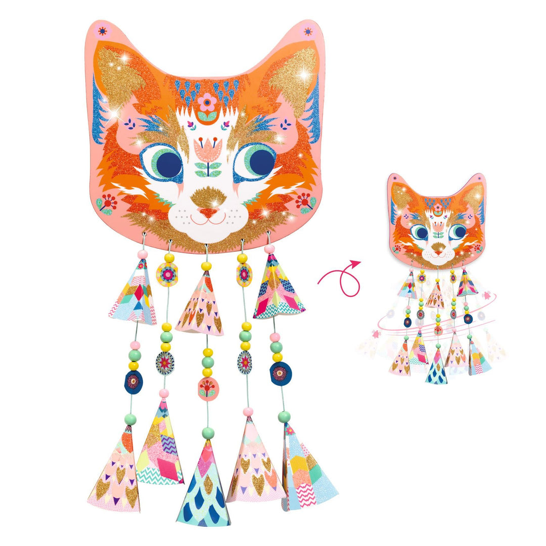 Djeco | Do it Yourself | Windspiel | Kitty | 5+