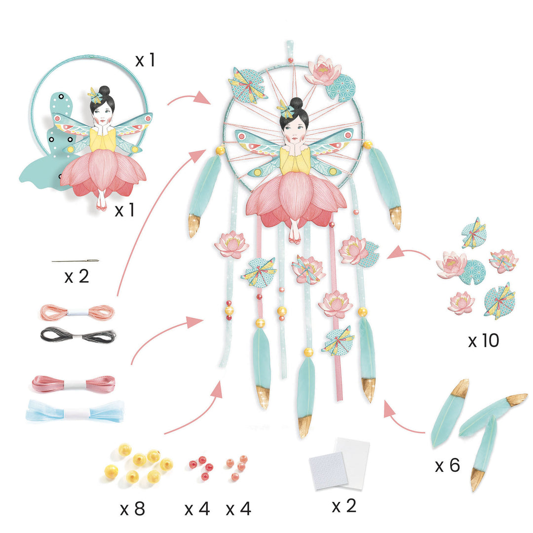 Djeco | Do it Yourself | Dreamcatcher | Lotus Fairy | 7+