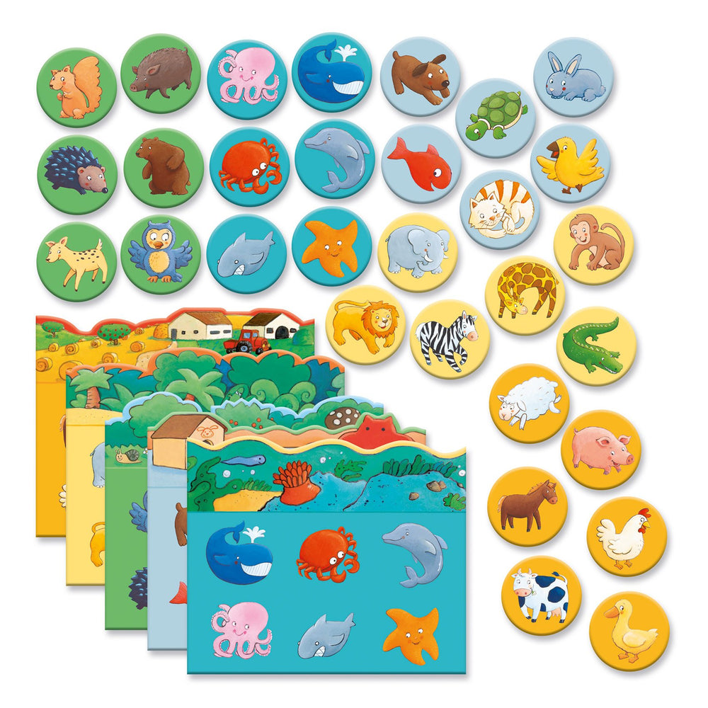Djeco | Lotto | Animals | 35 delig | 2+