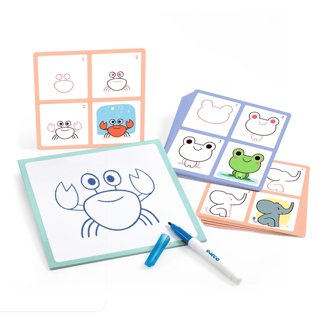 Djeco | Eduludo | Drawing Step by Step | Babies &amp; Co | 4-6 jaar