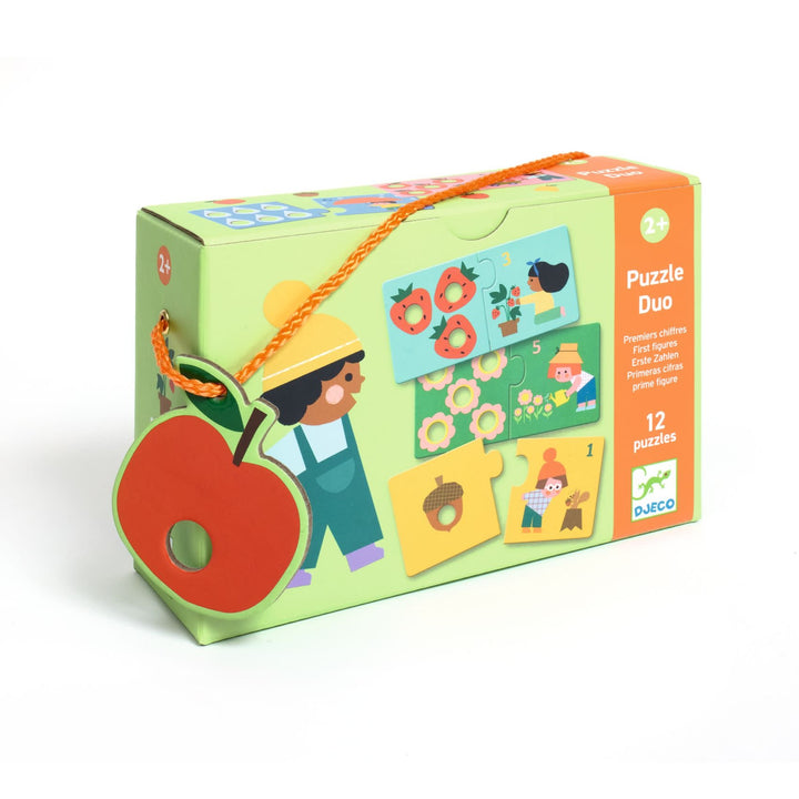 Djeco | Duo Puzzle | First Numbers | 24 pieces | 2+