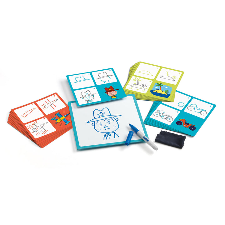 Djeco | Eduludo | Drawing Step by Step | Arthur &amp; Co | 4+6 jaar