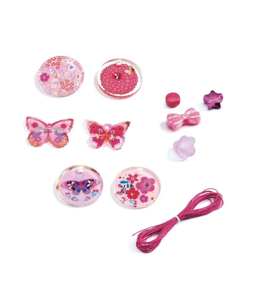 Djeco | Kralen | Fancy Beads | Vlinders | 285 delig | 6-10 jaar