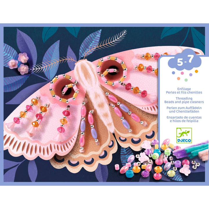 Djeco | Treading Beads and Pipe Cleaners | Light up the night | 5 - 7 years