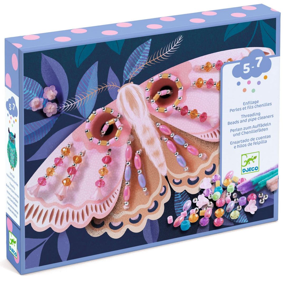 Djeco | Treading Beads and Pipe Cleaners | Light up the night | 5 - 7 years