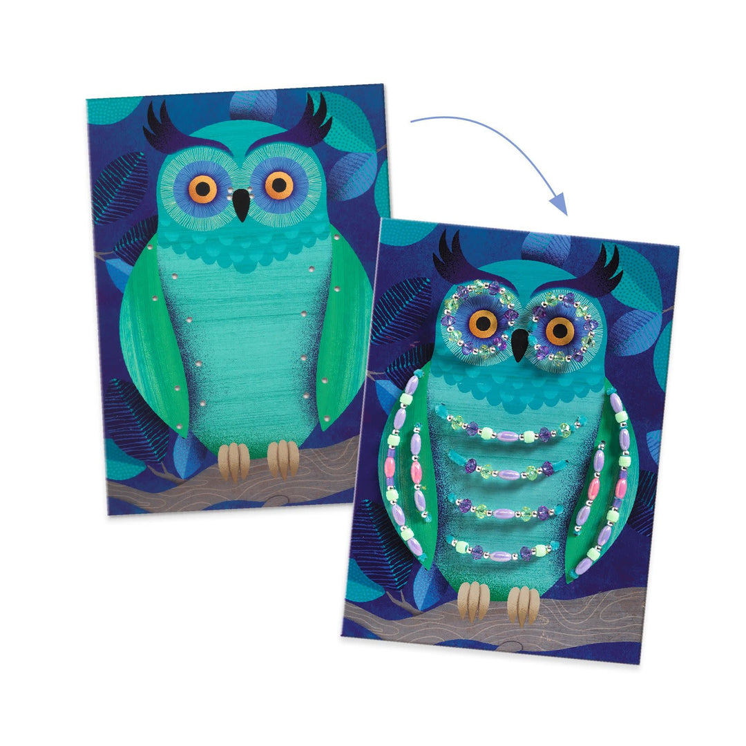 Djeco | Treading Beads and Pipe Cleaners | Light up the night | 5 - 7 years