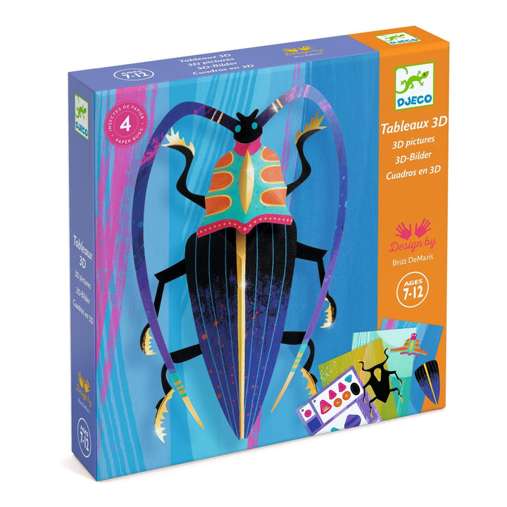 Djeco | 3D Pictures | Paper Bugs | 7 - 12 jaar - Kleine Eland