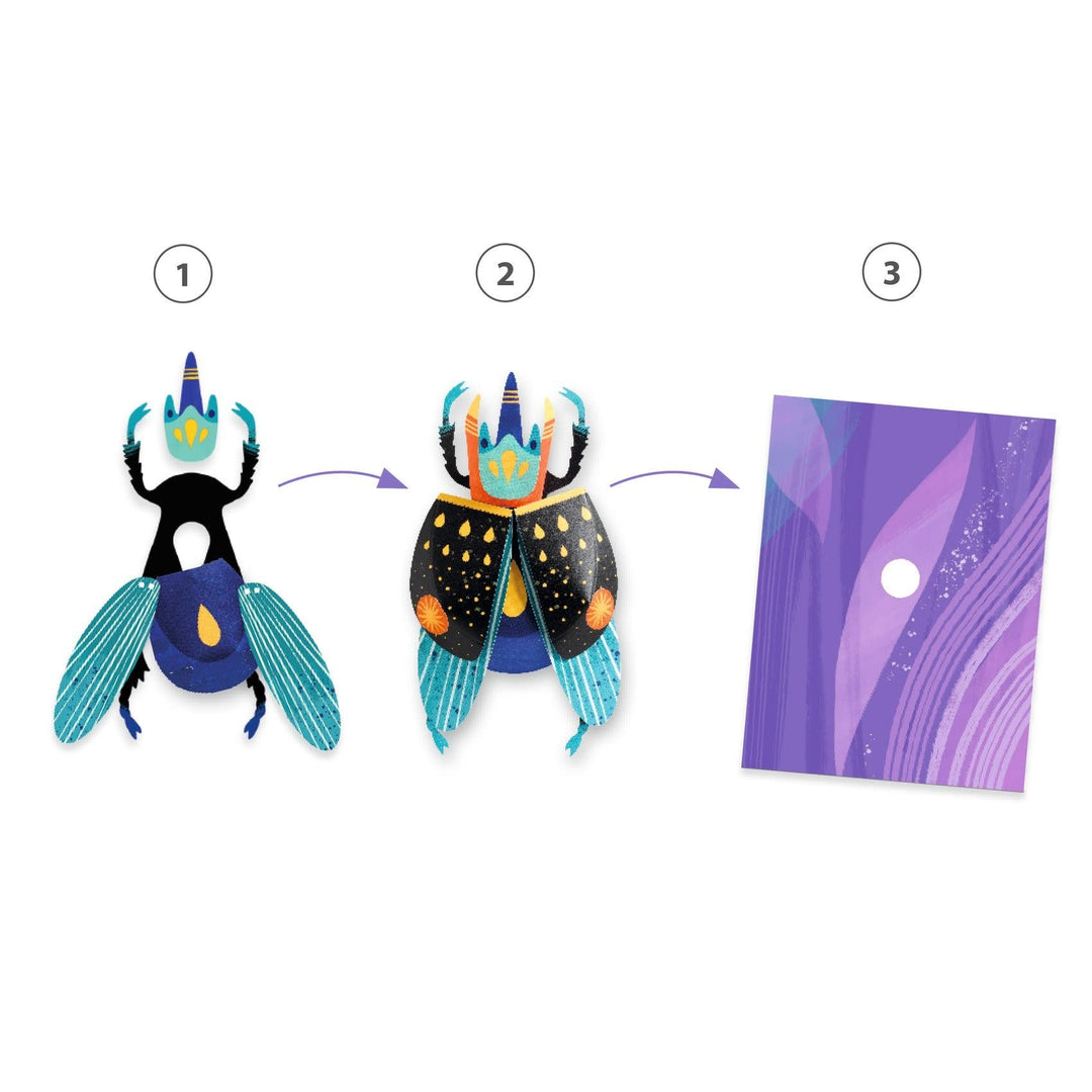 Djeco | 3D Pictures | Paper Bugs | 7 - 12 jaar - Kleine Eland
