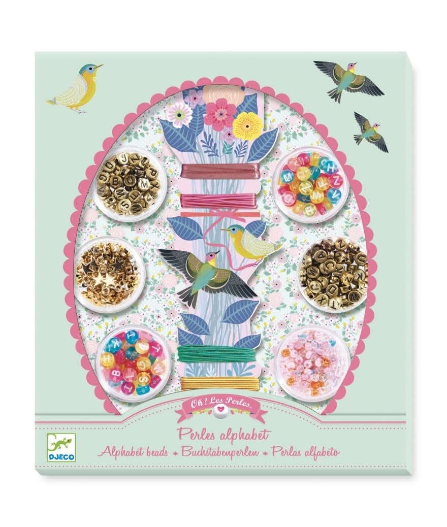 Djeco | Alfabet Kralen | Vogels | 8 - 12 jaar - Kleine Eland