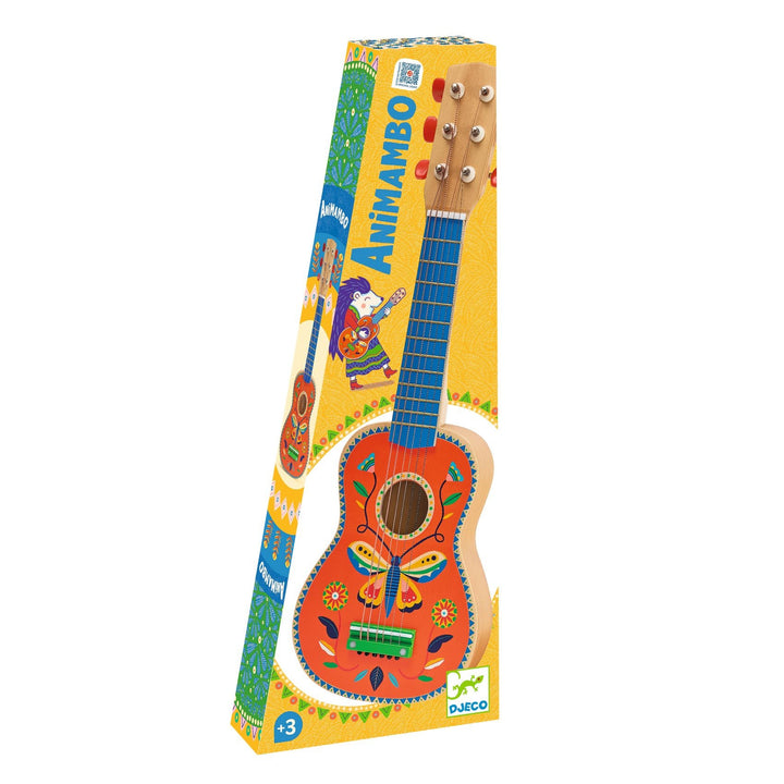 Djeco | Animambo | Gitaar | 6 snaren | 3+ - Kleine Eland