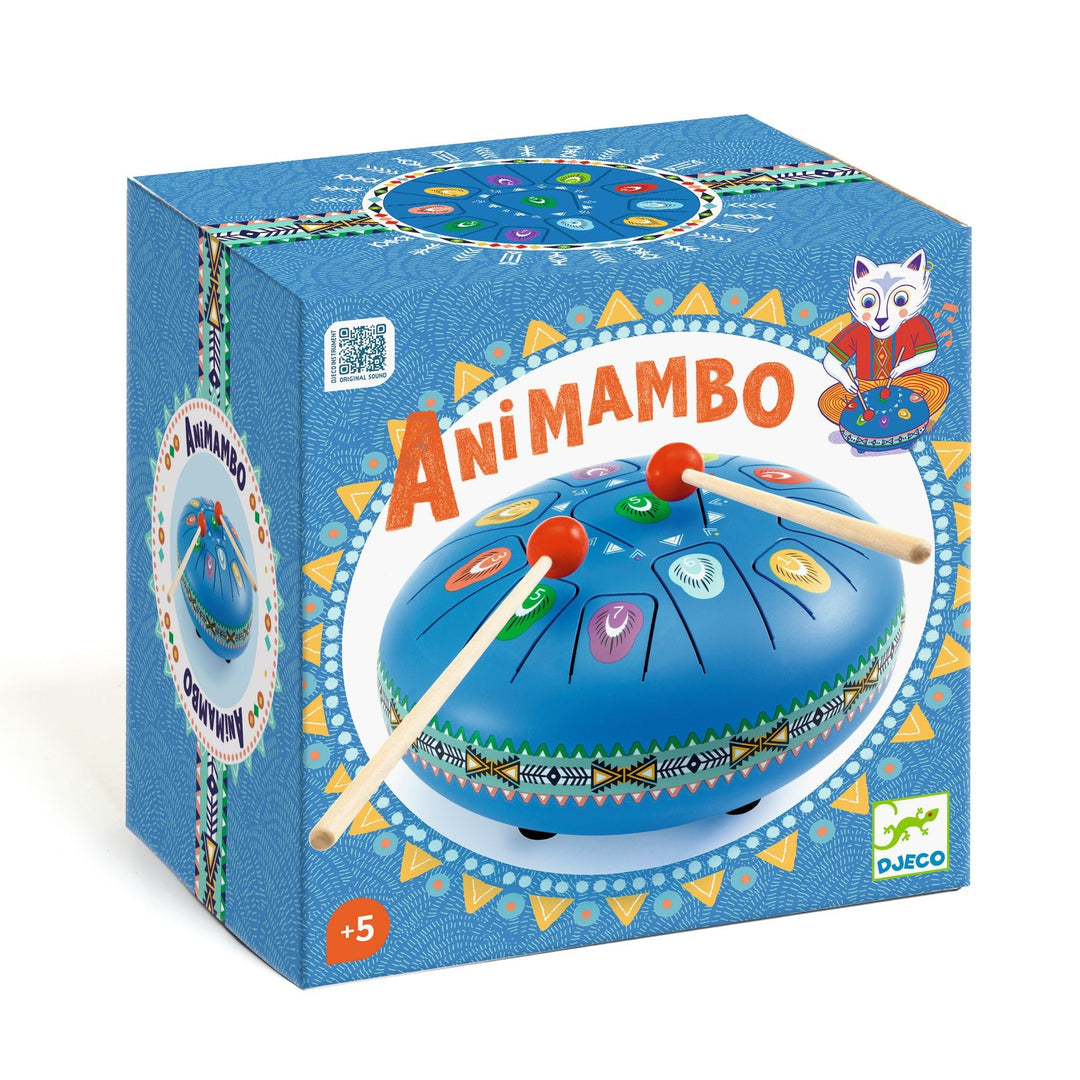 Djeco | Animambo | Grote Tongue Drum | 11 tonen | 5+ - Kleine Eland