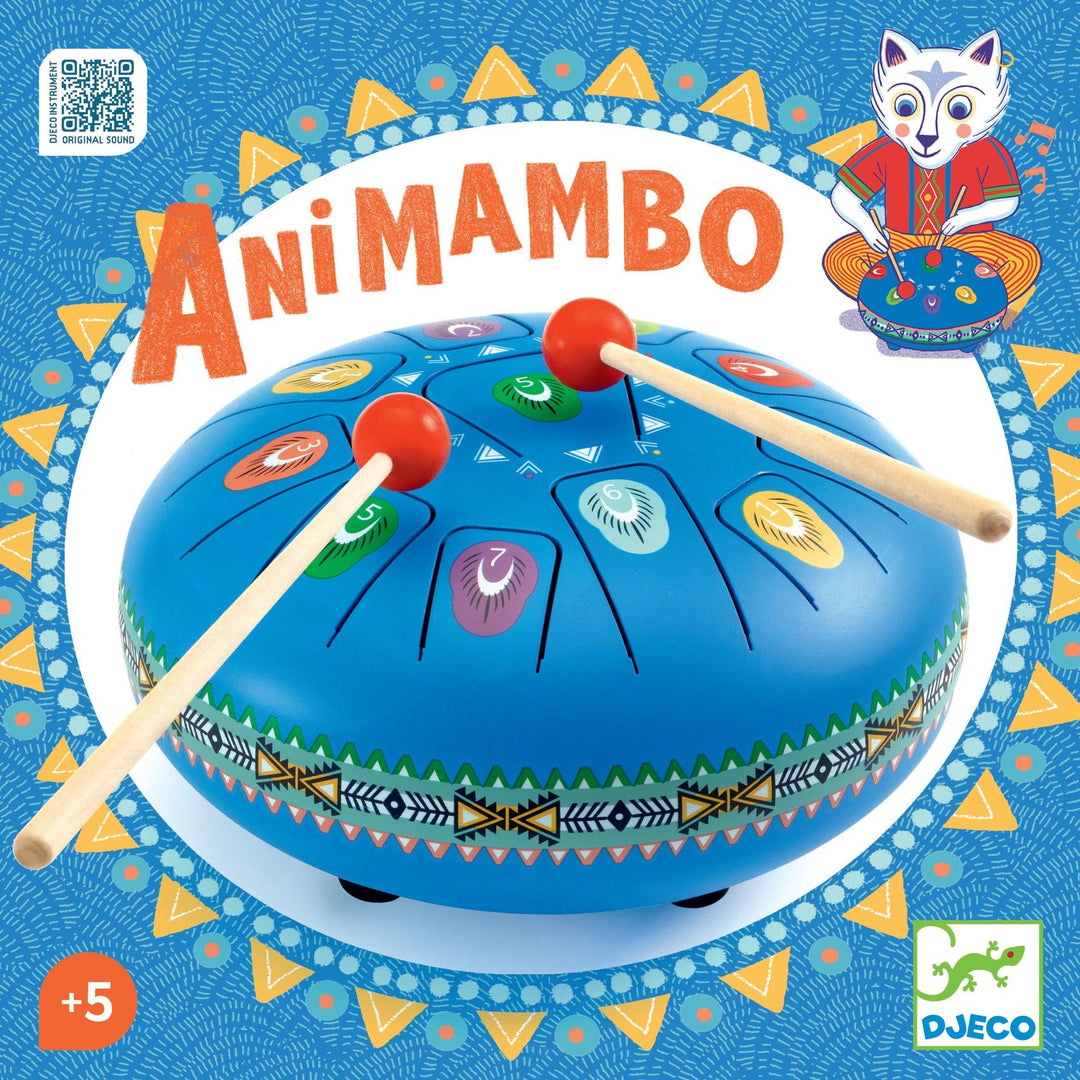 Djeco | Animambo | Grote Tongue Drum | 11 tonen | 5+ - Kleine Eland
