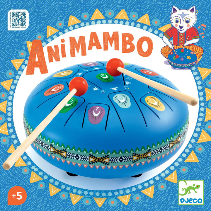 Djeco | Animambo | Grote Tongue Drum | 11 tonen | 5+ - Kleine Eland