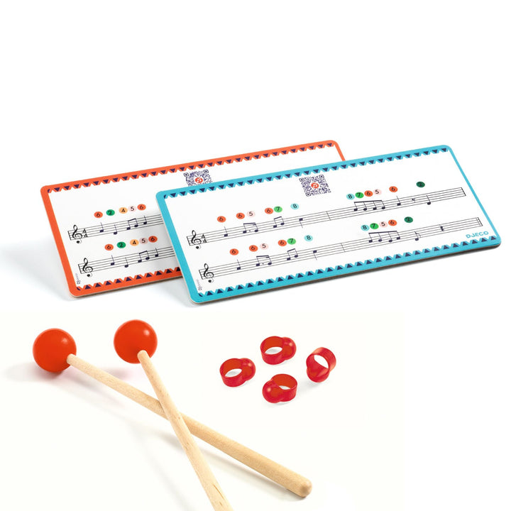 Djeco | Animambo | Grote Tongue Drum | 11 tonen | 5+ - Kleine Eland