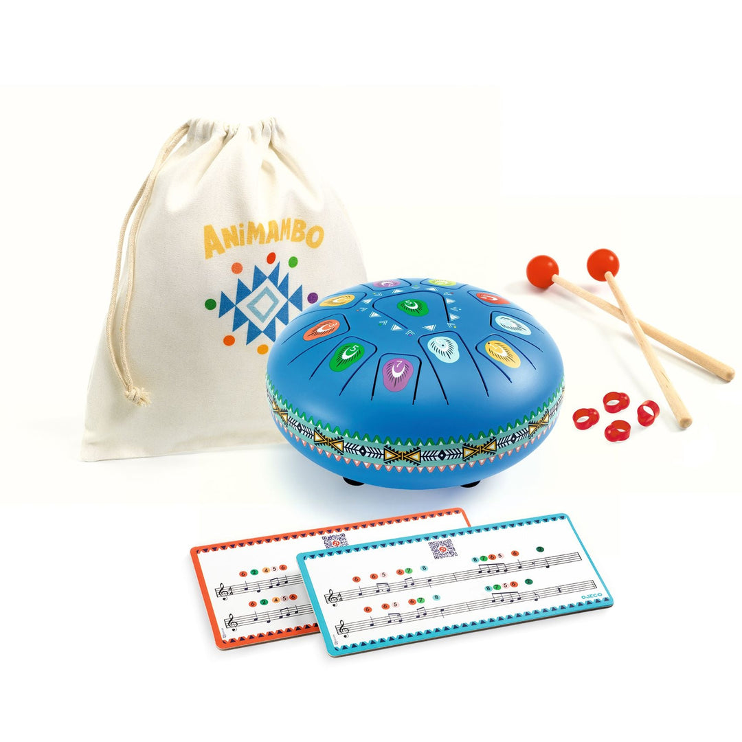 Djeco | Animambo | Grote Tongue Drum | 11 tonen | 5+ - Kleine Eland