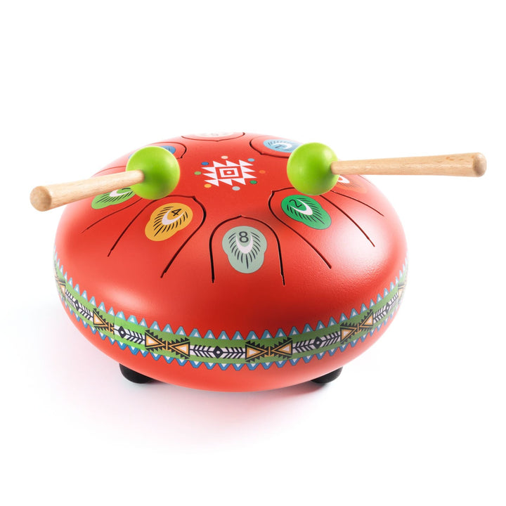 Djeco | Animambo | Rode Tongue Drum | 5+ - Kleine Eland