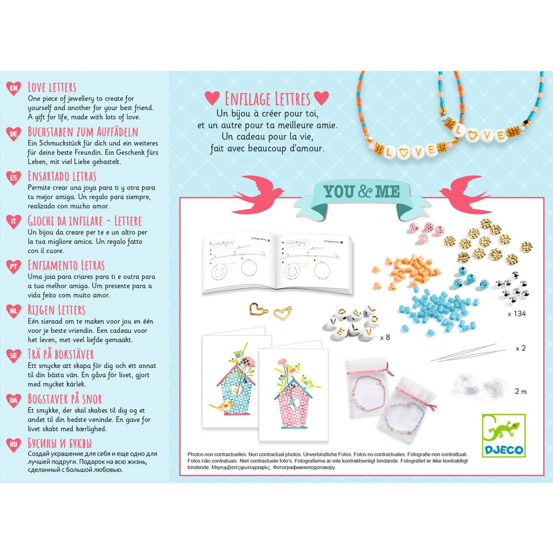 Djeco | Armbanden Maken | Lover Letter | 6+ - Kleine Eland
