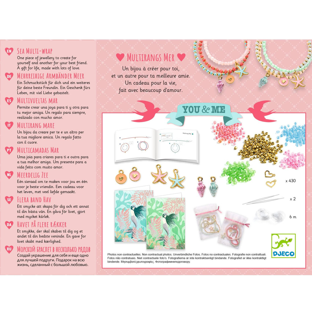Djeco | Armbanden Maken | Sea Multi-wrap | 6+ - Kleine Eland