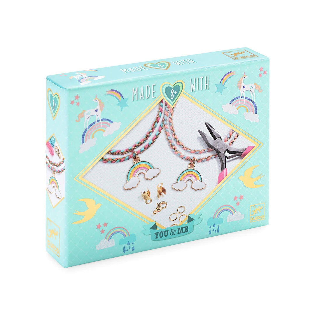 Djeco | Armbanden Weven | Rainbow Kumihimo | 8+ - Kleine Eland