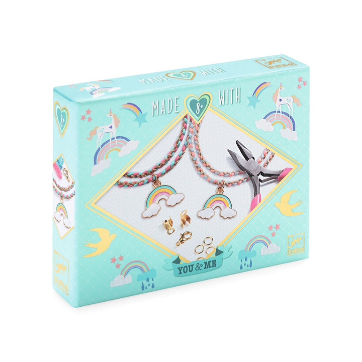 Djeco | Armbanden Weven | Rainbow Kumihimo | 8+ - Kleine Eland