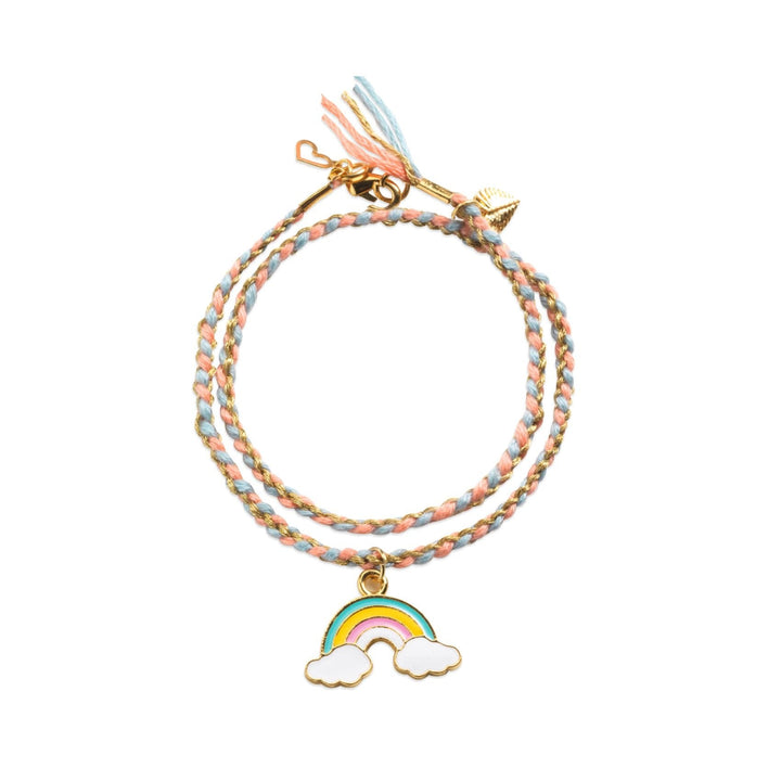 Djeco | Armbanden Weven | Rainbow Kumihimo | 8+ - Kleine Eland