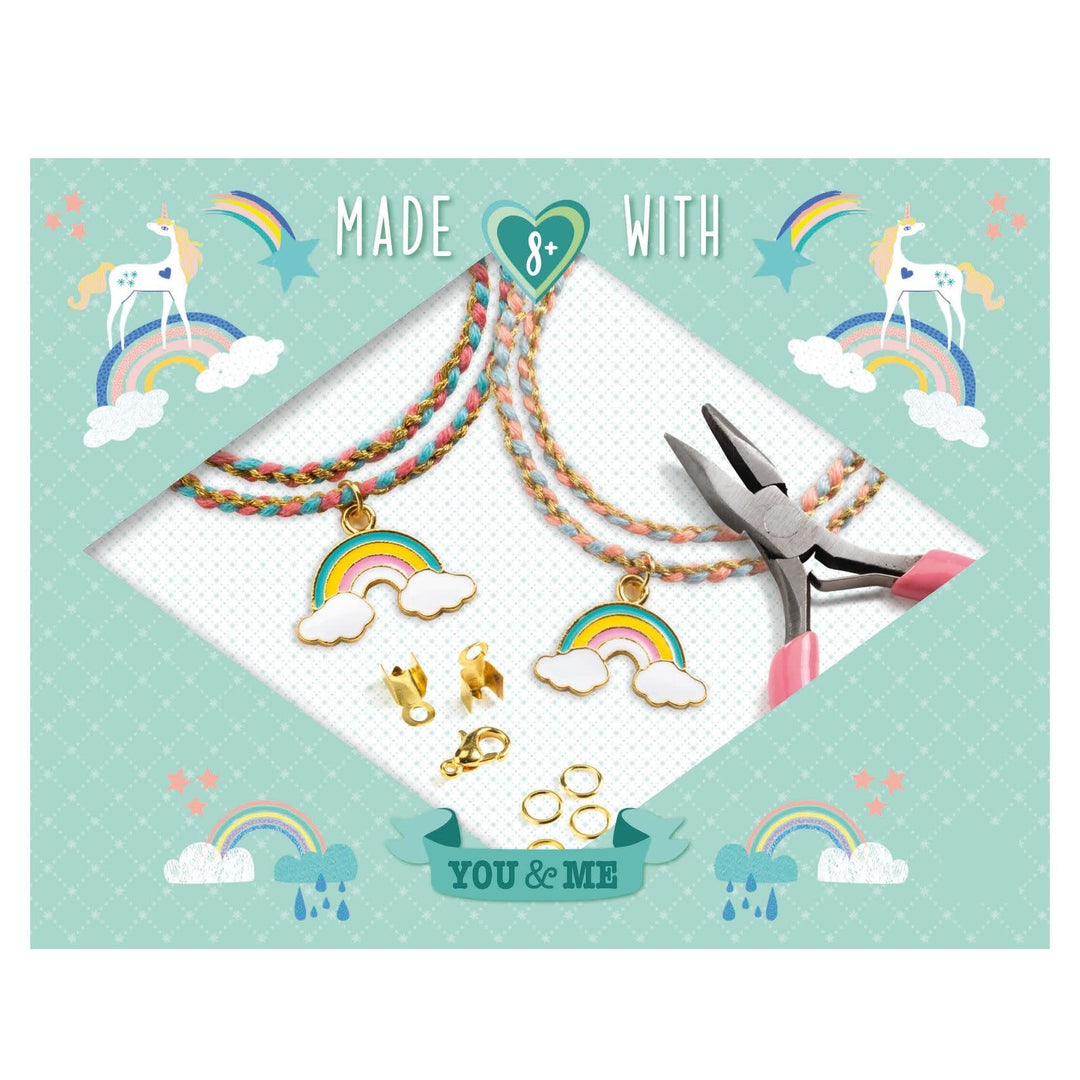 Djeco | Armbanden Weven | Rainbow Kumihimo | 8+ - Kleine Eland