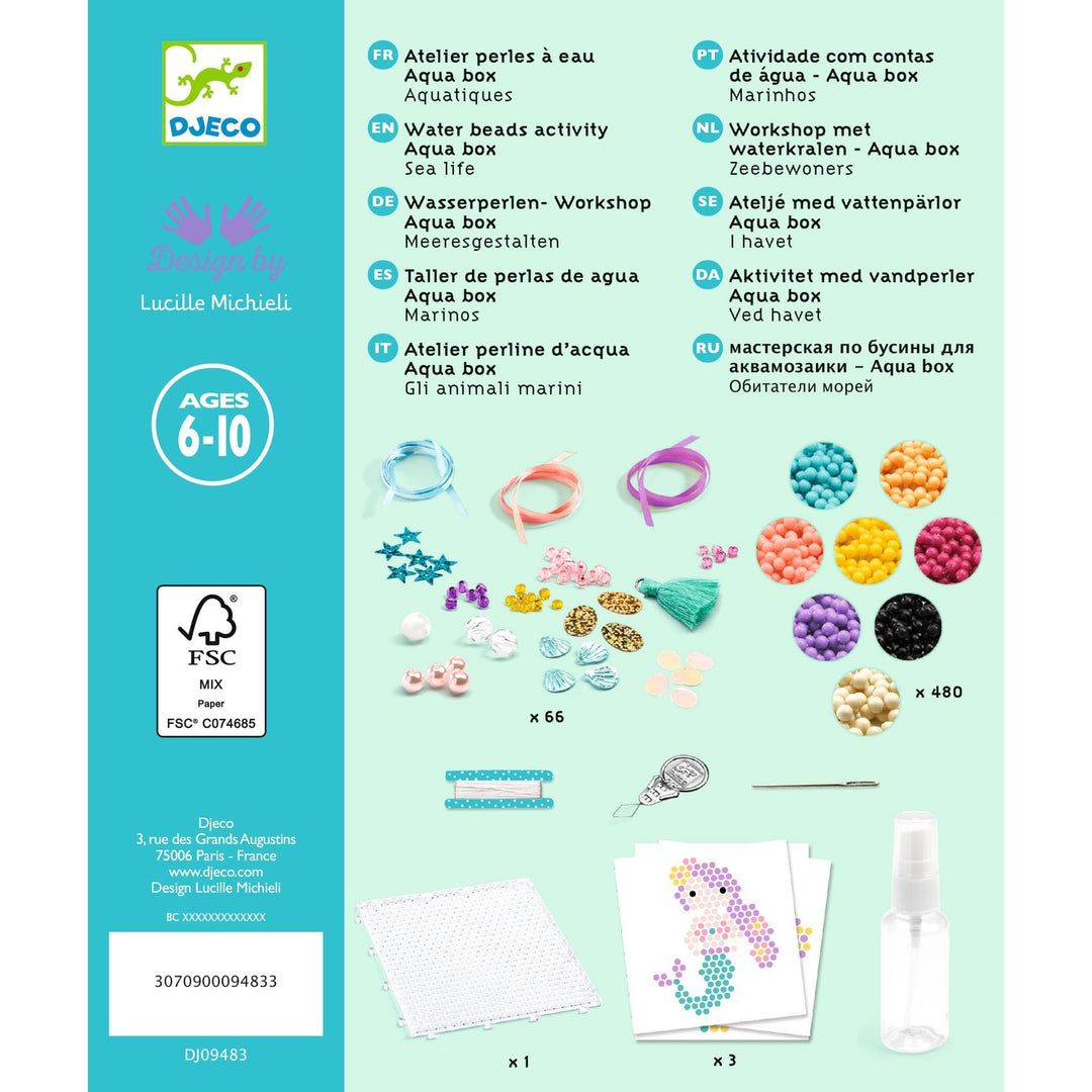 Djeco | Artistic Aqua | Sea Charm | Waterparels | 6-10 jaar - Kleine Eland