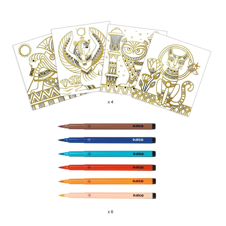 Djeco | Artistic Color | Egypte | 6 - 10 jaar - Kleine Eland
