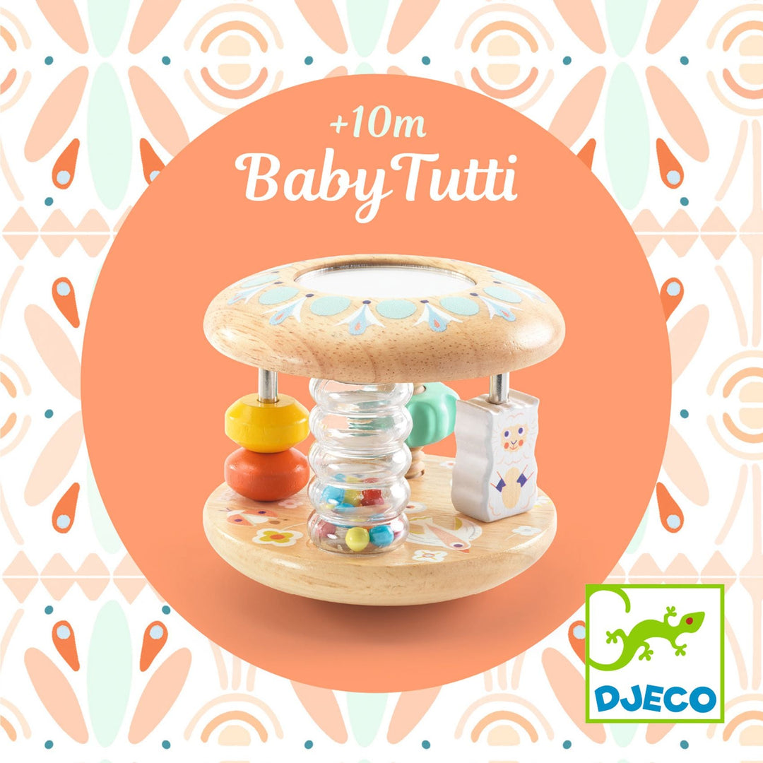 Djeco | BabyTutti | Rammelaar | 10 maanden+ - Kleine Eland