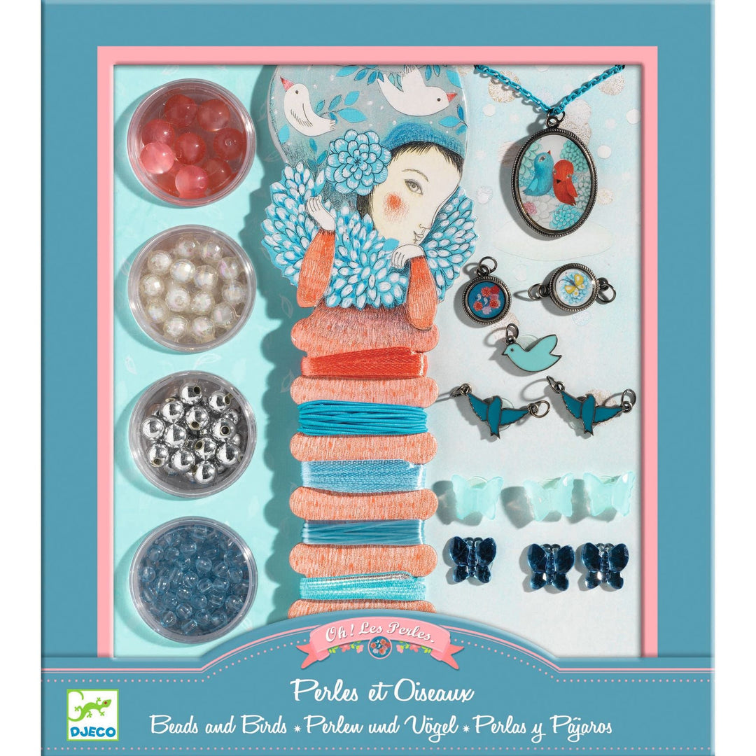 Djeco | Beads and Birds | Sieraden maken | 8-14 jaar - Kleine Eland