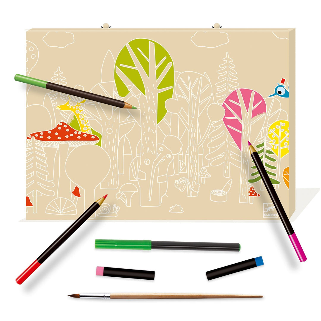 Djeco | Big Color Box | 88 delig | 6+ - Kleine Eland