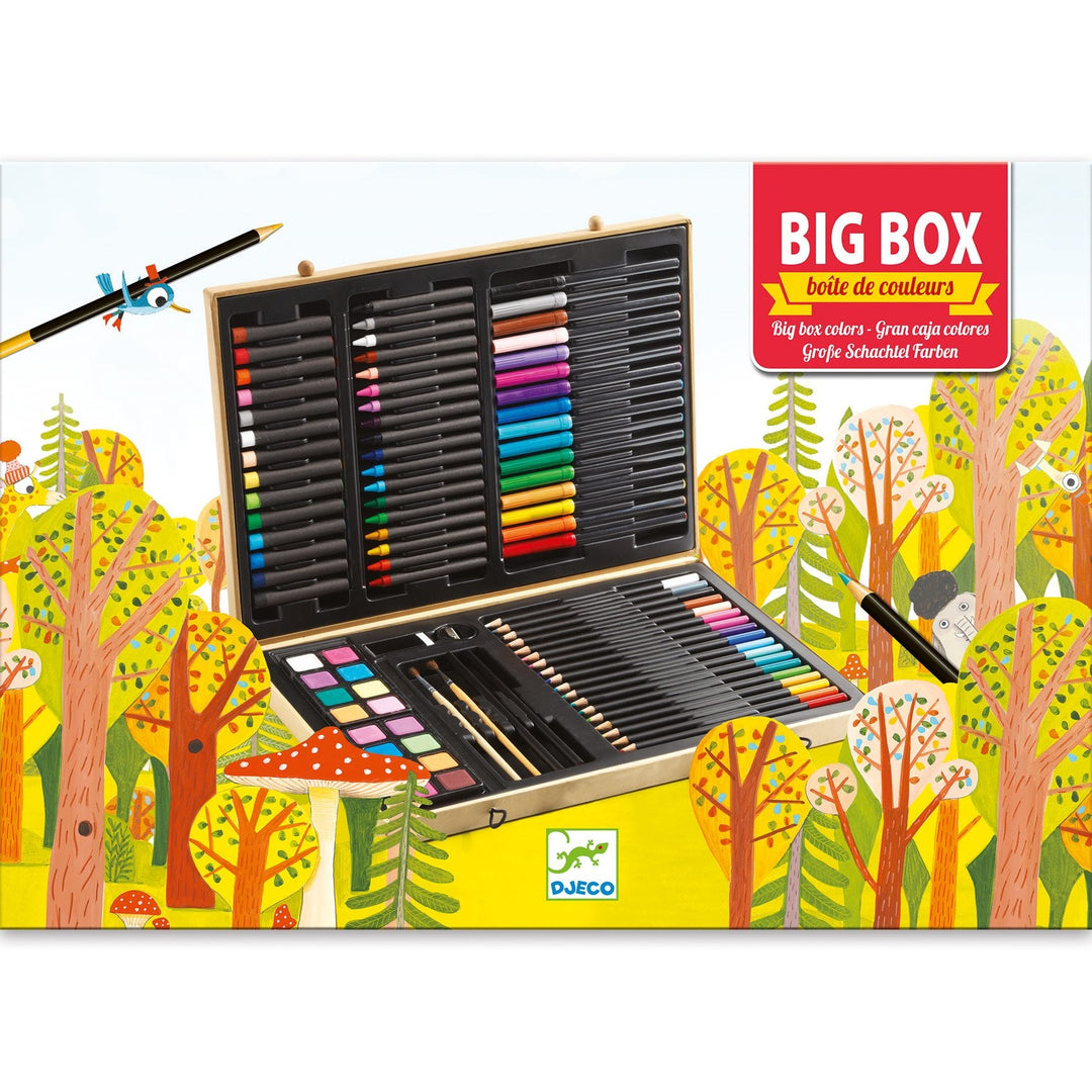Djeco | Big Color Box | 88 delig | 6+ - Kleine Eland