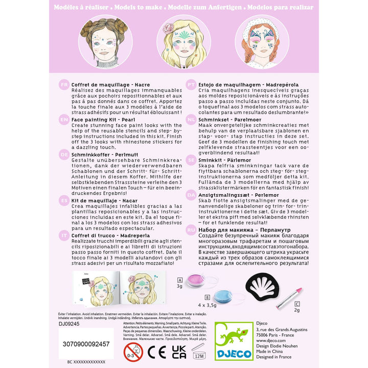 Djeco | Body Art | Parelmoer Schminkset | 4+ - Kleine Eland