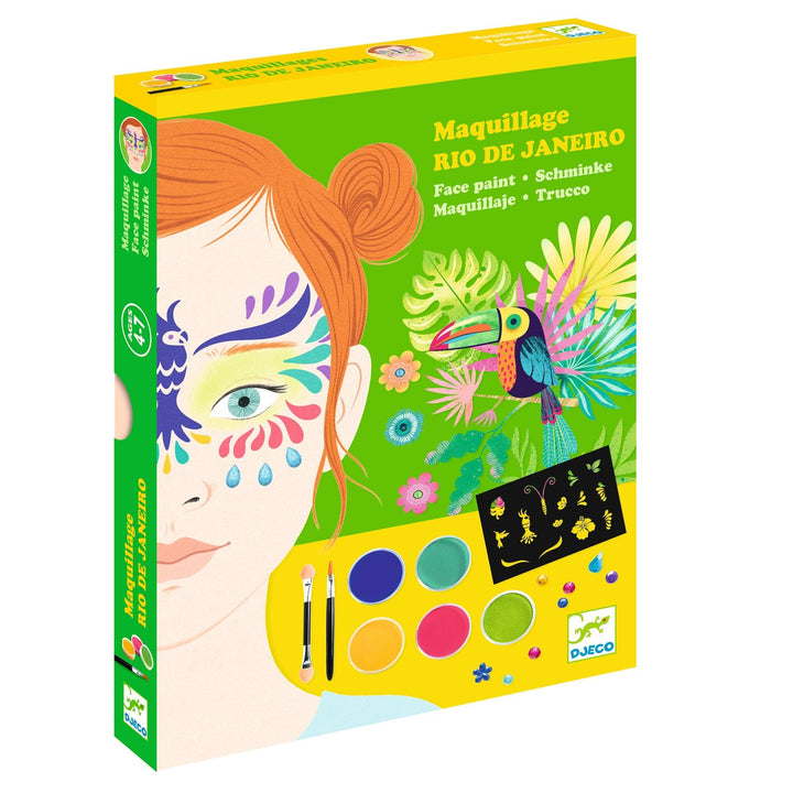 Djeco | Body Art | Rio de Janeiro Schminkset | 4+ - Kleine Eland