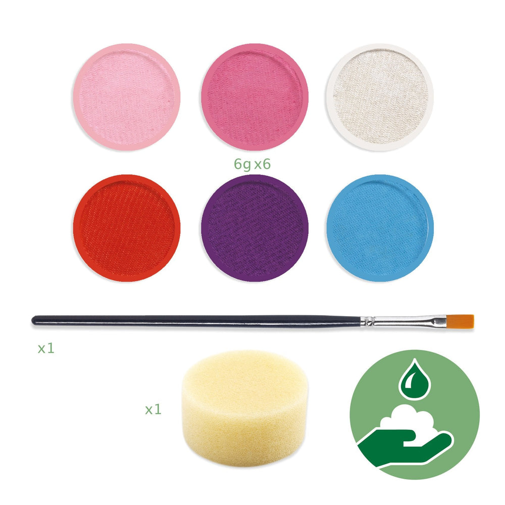 Djeco | Body Art | Schminck | Zoete Kleuren | 3+ - Kleine Eland