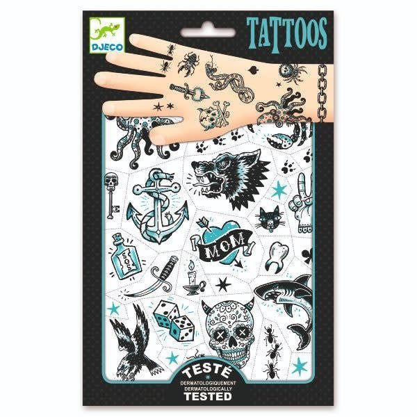 Djeco | Body Art | Tattoos | Dark Side | 3+ - Kleine Eland