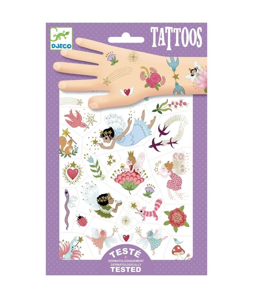 Djeco | Body Art | Tattoos | Feeën en Bloemen | 3+ - Kleine Eland