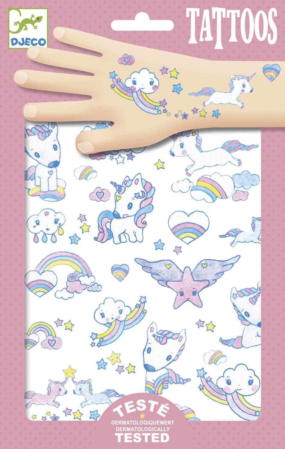 Djeco | Body Art | Tattoos | Unicorns | 3+ - Kleine Eland
