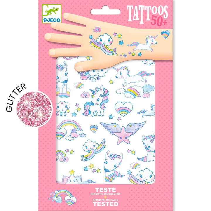 Djeco Body Art | Tattoos Unicorns - Kleine Eland