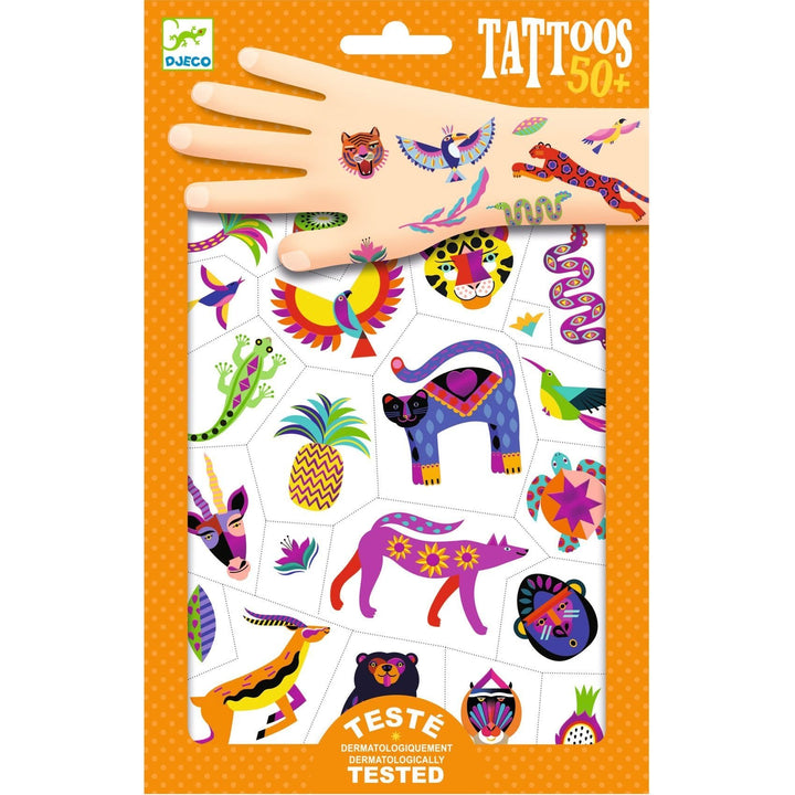 Djeco | Body Art | Tattoos | Wild beauty | 3+ - Kleine Eland