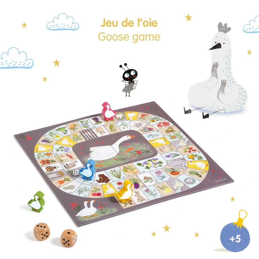 Djeco | Classic Games | Ganzenbord | 5 - 12 jaar - Kleine Eland