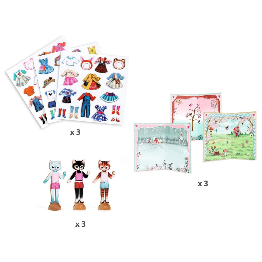 Djeco | Collage | Little wardrobe | 3 - 6 jaar - Kleine Eland