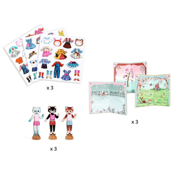 Djeco | Collage | Little wardrobe | 3 - 6 jaar - Kleine Eland
