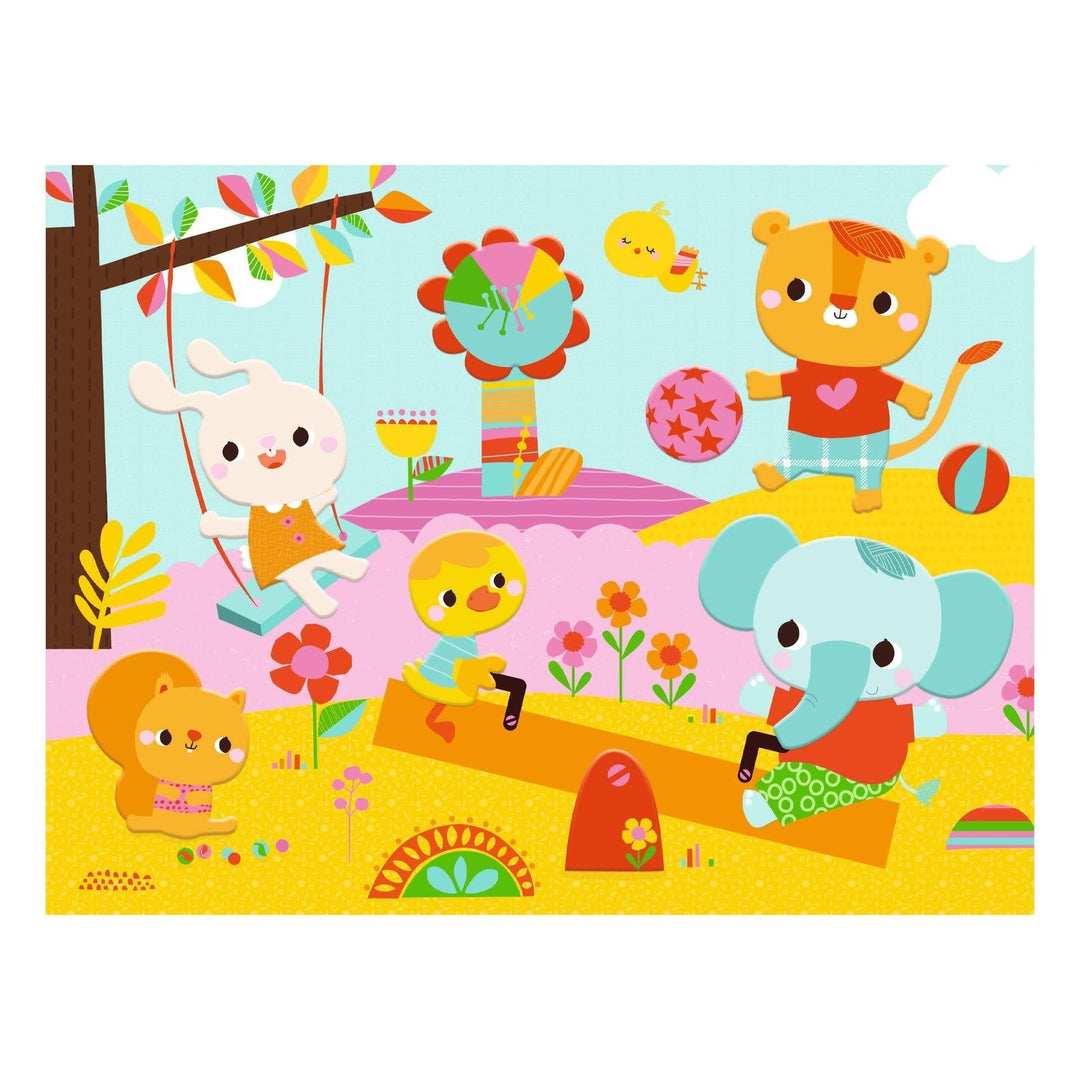 Djeco | Collages for Toddlers | the Day | +18 maanden - Kleine Eland