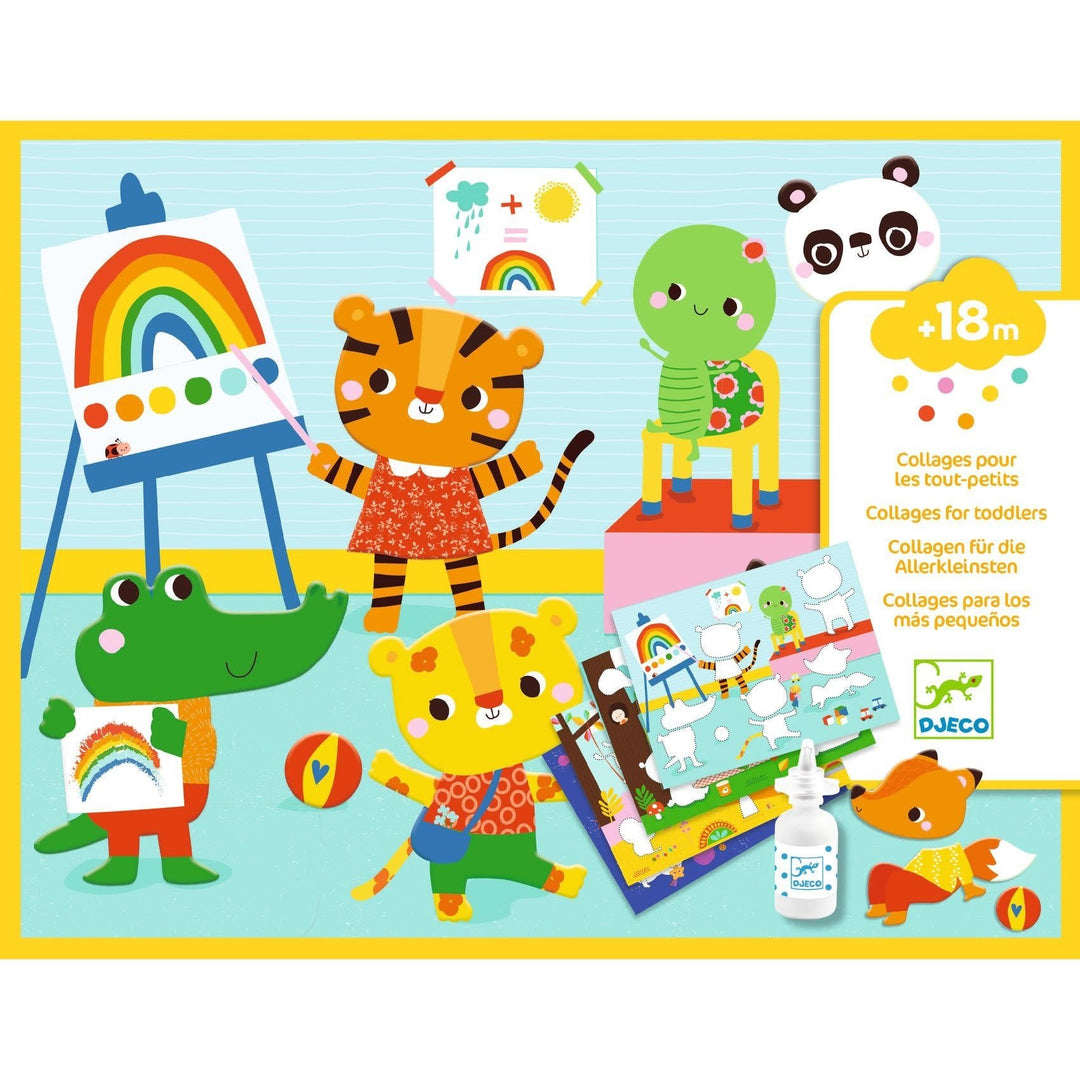 Djeco | Collages for Toddlers | the Day | +18 maanden - Kleine Eland