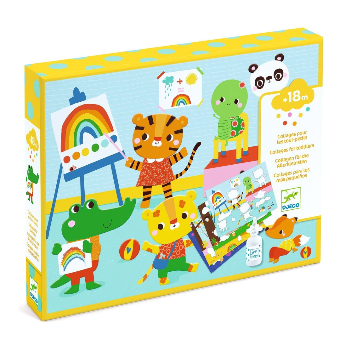 Djeco | Collages for Toddlers | the Day | +18 maanden - Kleine Eland