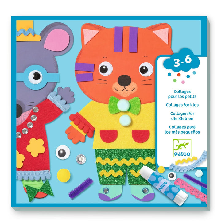 Djeco | Collages | Little Sweethearts | 3 - 6 jaar - Kleine Eland