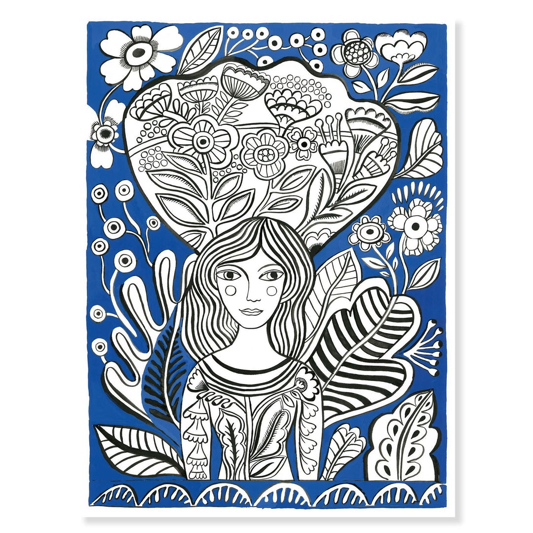 Djeco | Colouring Gallery | Blooms | 8+ - Kleine Eland